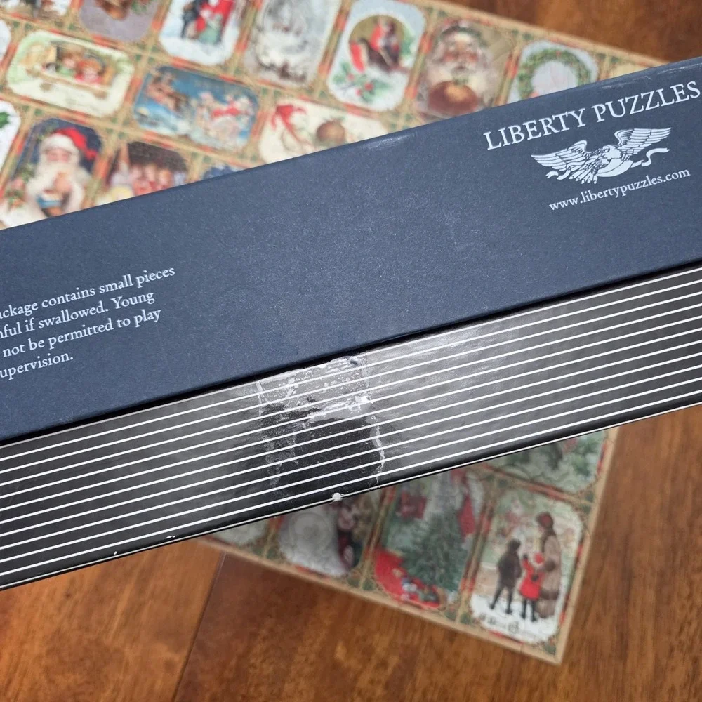 Liberty Puzzles Yuletide Memories Wooden Jigsaw 690 Pieces Christmas Holiday